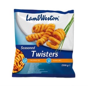 lamb weston seasoned twister 4* 2.5kg